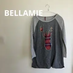 【海外古着】BELLAMIE トナカイ柄カットソー