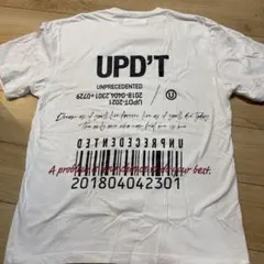 UPD'T バーコードデザイン Tシャツ FREEサイズのサムネイル