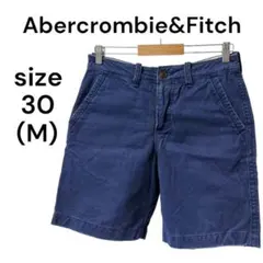 Abercrombie&Fitch　メンズ　短パン　ネイビー　30　Mのサムネイル