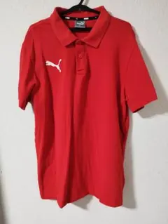 PUMA 赤 ポロシャツ Mサイズ