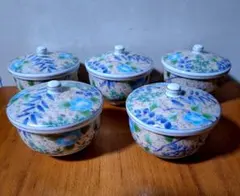 有田焼　峯山窯　茶碗蒸し器　紫陽花柄　10客セット 蓋付き蒸し椀 有田焼 峯山窯 茶碗蒸し器 紫陽花柄 10客セット 蓋付き蒸し椀 - メルカリ