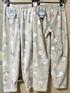 【新品未使用】うさぎ柄ルームウェア　2枚セット