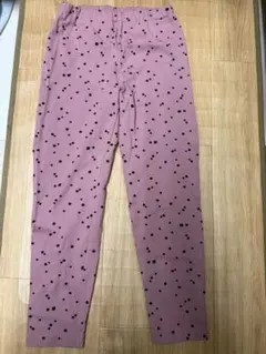 UNIQLO キッズ レギンス 110cm ドット　ピンク