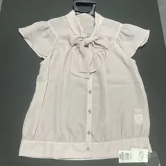 ボウタイブラウス　半袖　新品のサムネイル