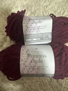 プリンセスモール ワインレッド 2個セット