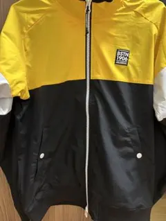 New balanceゴルフイエロー ブラック ジップアップジャンバー