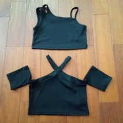 SHEIN ブラック タンクトップ 7Y