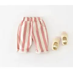 ストライプパンツ　ベビー　新品