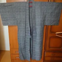 グレー系 チェック柄 浴衣