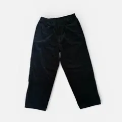 UNIQLO ブラック コーデュロイ ワイドパンツ L