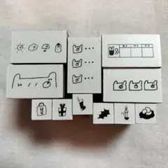 あいの紙ものやさん　はんこ・スタンプセット　手帳　デコ　まとめ売り