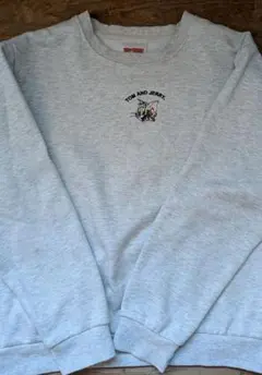 トムとジェリー　トレーナー　LLサイズ　刺繍