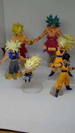 ドラゴンボール HG 孫悟飯　孫悟空　ブロリー　フィギュア　6体セット