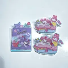 サンリオ　アクリルブローチ　マイメロディ　クロミ