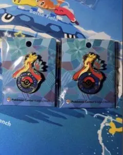 ポケモンセンター カナザワ ミロカロス ロゴピンズ2個セット