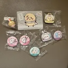 ゆ*ん様 ちいかわ くら寿司 フィギュア　バッジ コラボメニューカード　マグネッ