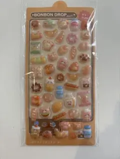 BONBON DROP 食べ物モチーフシール 48枚入り