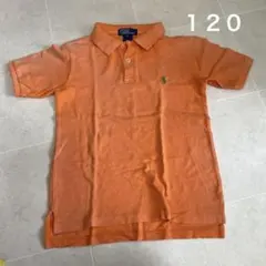 【色褪せ有】Polo by Ralph Lauren オレンジ ポロシャツ 6