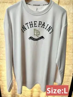 IN THE PAINTインザペイント ロンＴ ホワイト バスケットボールウェア