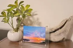 風景写真No.11 【夕日】③　アクリルフレーム付き