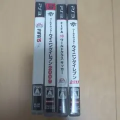 FIFA15,'10 ＆ウイニングイレブン2009,2011　PS3用ソフト4本