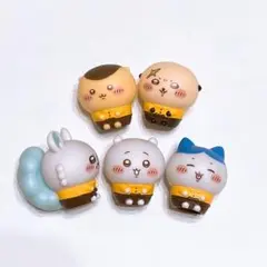 ちいかわ ココス ソフビ人形 モモンガ ハチワレ くりまんじゅう ラッコ