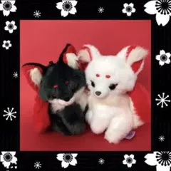 ちょコンと九尾さま狛狐　おこげ　ういろう　ぬいぐるみ　ボールチェーン　マスコット