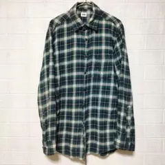 UNIQLO ユニクロ (S)　メンズ フランネルシャツ