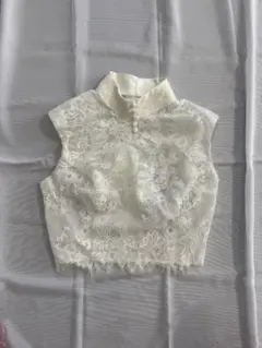 ウェディングドレス レースボレロ