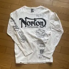 Norton ロゴプリント 長袖カットソー