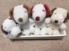 スヌーピー ぬいぐるみ 4体セット