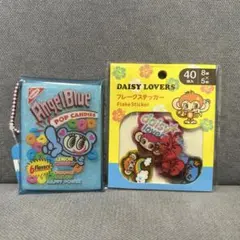 エンジェルブルー　ポーチ　デイジーラバーズ フレークステッカー　シール　ナルミヤ