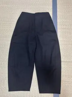 黒 サルエルパンツ ワイドパンツ 夏用 薄手 レディース カジュアルパンツ