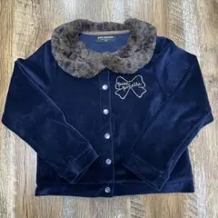 pom ponette カーディガン 120 ネイビー