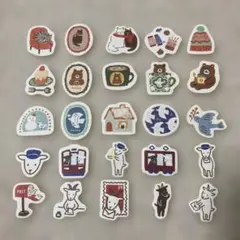 【おすそ分け】古川紙工 フレークシール 柄色々 25枚 ㉙