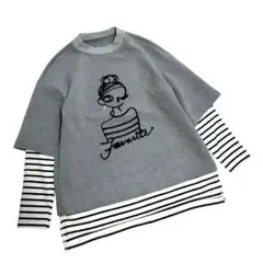 Miss edi Collection 長袖トレーナー プルオーバー