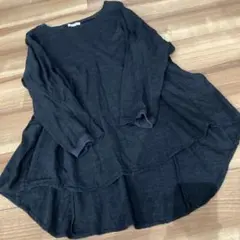 長袖チュニック ワンピース 春夏 レーヨン×リネンのサムネイル
