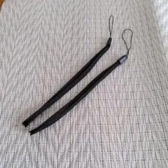 新品　ハンドストラップ　2本セット　ブラック