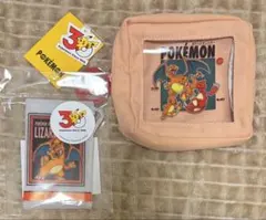 スリーコインズ　ポケモン　30周年　PVCポーチ&ミニポーチ　リザードン　スリコ