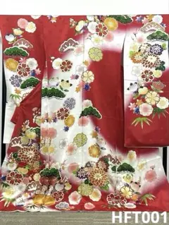 振袖 仮絵羽 金通し 刺繍 金駒 金彩 紋意匠 正絹 未仕立て品 八掛付き 仮絵羽 振袖 金駒 金彩 紋意匠 未仕立て品 正絹 八掛付き HFT002