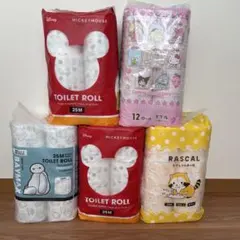캐릭터 화장지 5종 세트