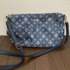 デイリーラシット　ショルダーバッグ　ネイビー　ハンドバッグ　2way 2ウェイ