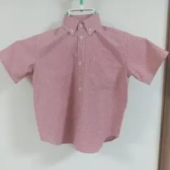 モンベル　半袖ボタンダウンシャツ　110㎝