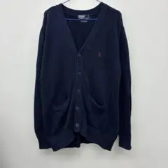 polo by Ralph Lauren カーディガン　L ネイビー制服⬜︎32