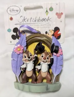 ディズニー　オーナメント　チップ＆デール