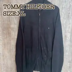 トミーヒルフィガー TOMMY HILFIGER コットンニット XL 黒