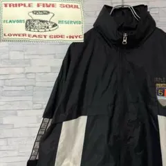 鬼レア NYC製 90s TRIPLE FIVE SOUL ナイロンジャケット 2025年最新】Triple Five Soul ナイロンジャケットの人気