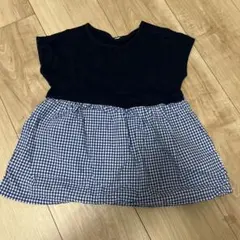 送料無料　無印良品　ワンピース　チュニック　90