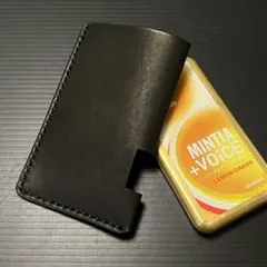 牛　革　手縫いで作ったミンティアブリーズ用ケース
