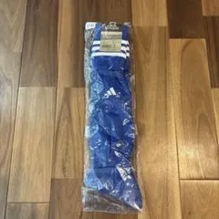 アディダス サッカーソックス 青　25〜27センチ　新品